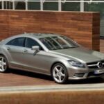 2013 Mercedes-Benz CLS-Class distinctive four-door coupe design, side profile