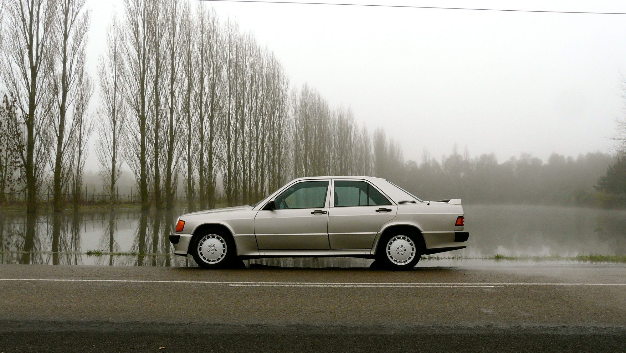 Classic Mercedes Benz W201 models in a personal collection