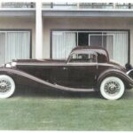 Side view of 1935 Mercedes-Benz 500 K Barn Find at Schloss Dyck Classic Days