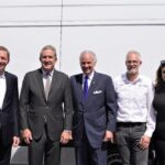 Axel Bense, Governor Henry McMaster, and officials celebrate Mercedes-Benz of Charleston, South Carolina renewable natural gas project